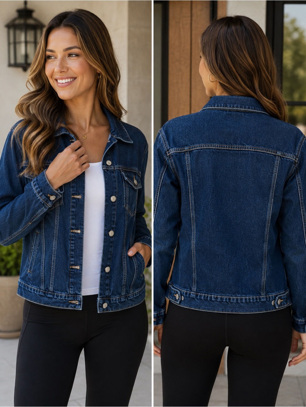 Old Navy Dark Blue Denim Jean Jacket